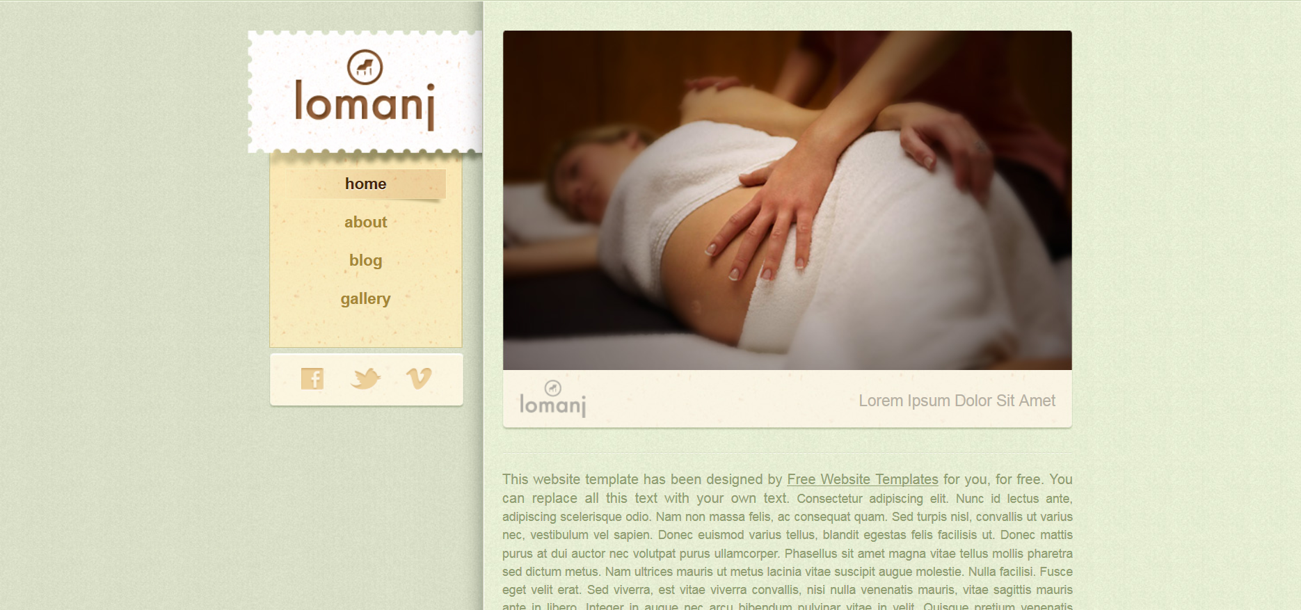 Шаблон сайта Красота №460