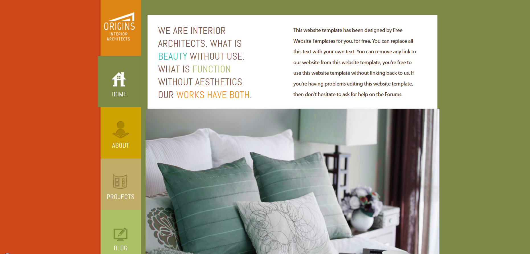 Шаблон сайта Интерьер №671