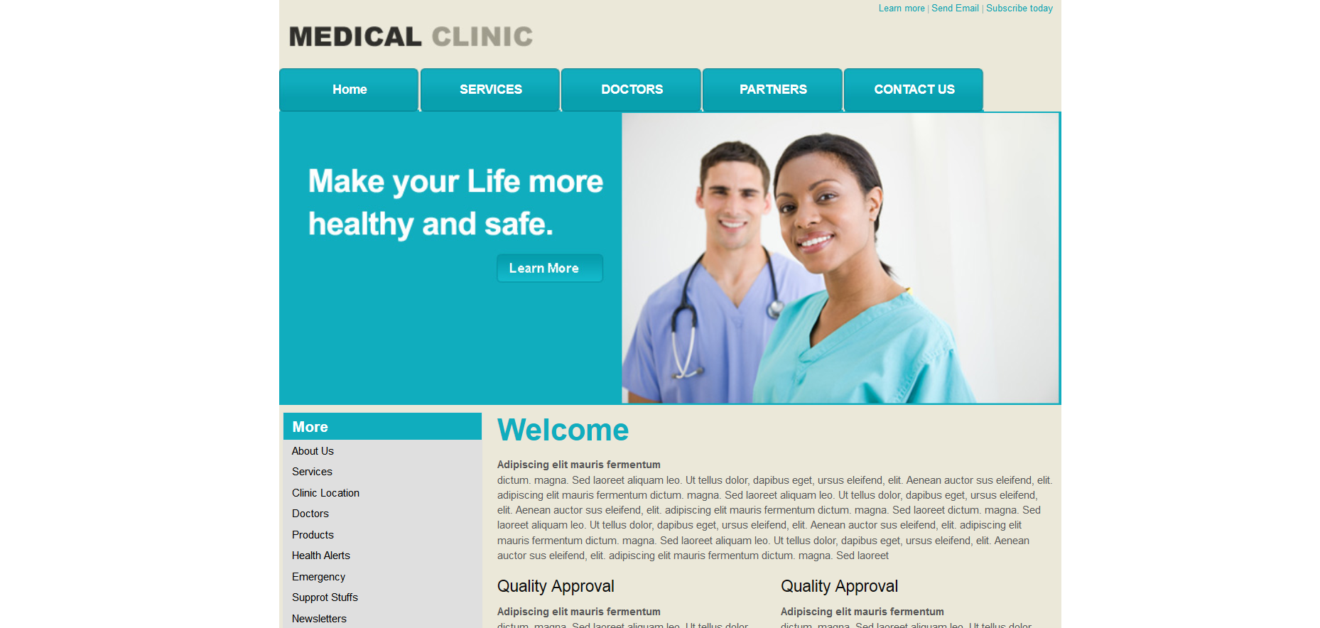 Шаблон сайта Медицина №218