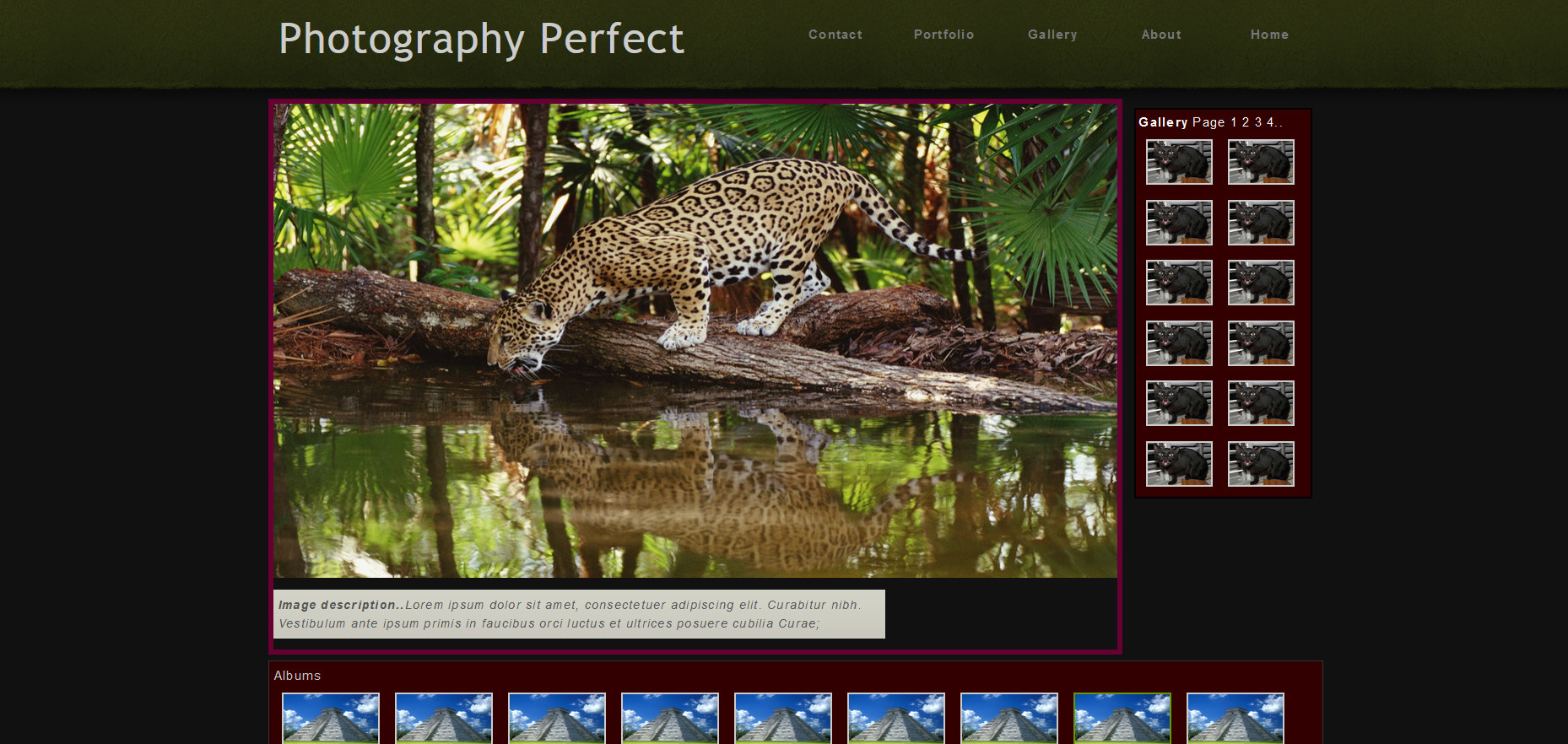 Шаблон сайта Природа №361