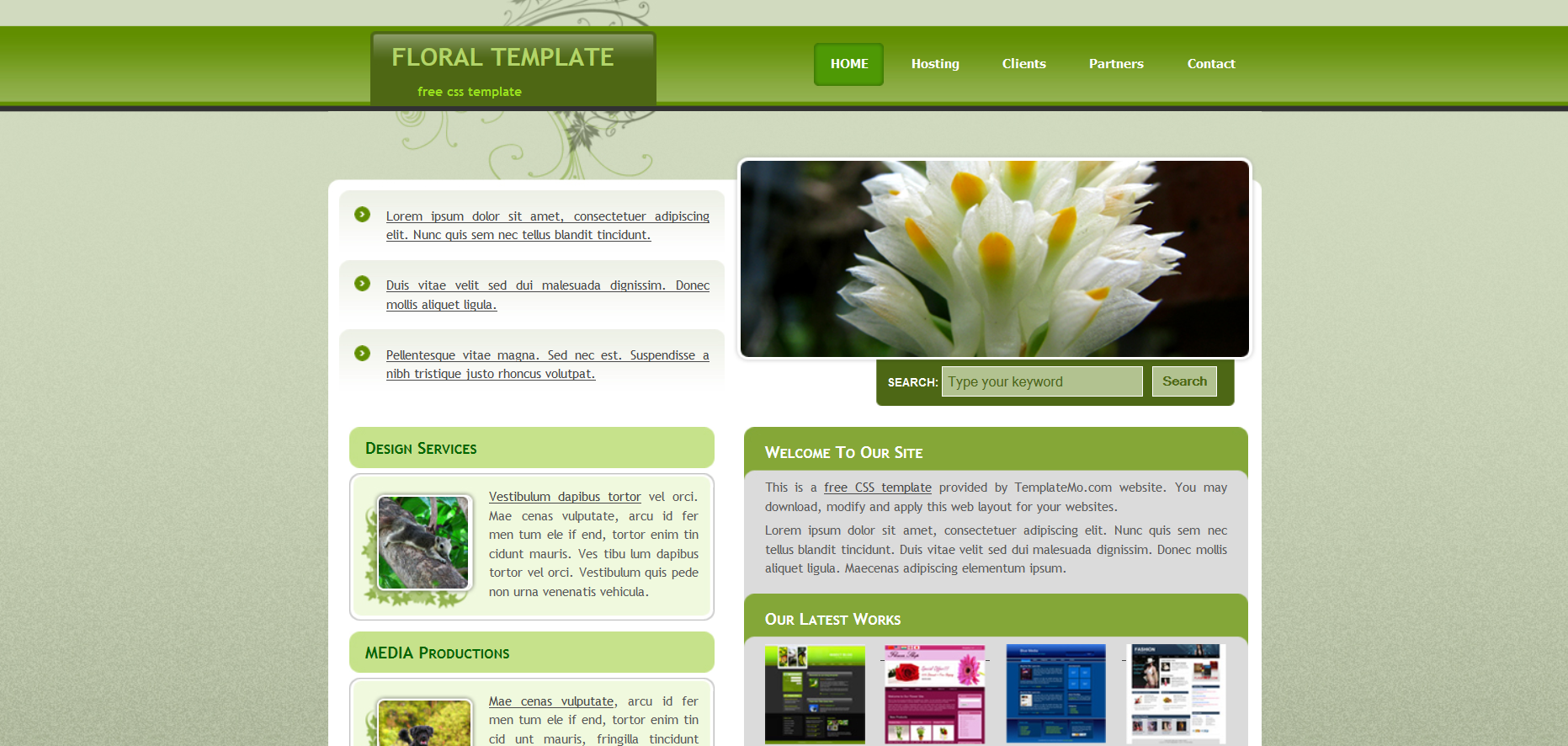 Шаблон сайта Природа №539