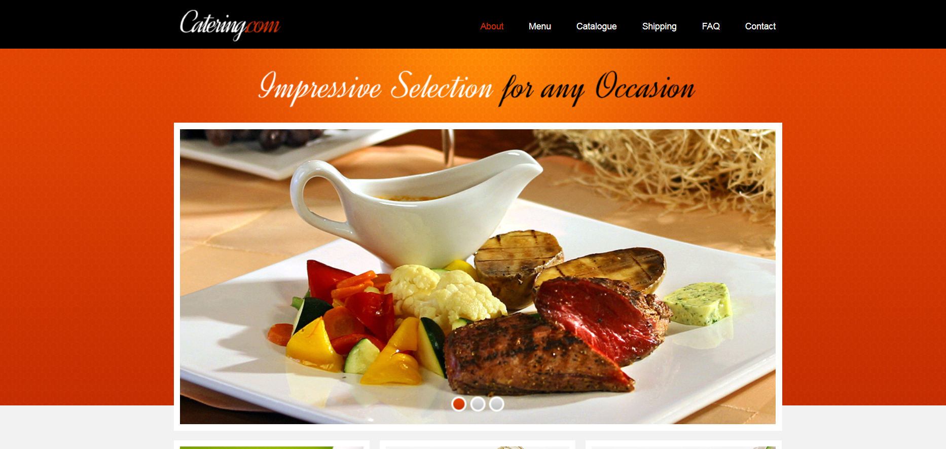 Шаблон сайта Рестораны №93